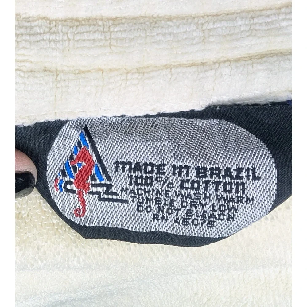 The Men's Store Bloomingdale's Heavy Cotton Bathrobe Robe Made In Brazil Vintage
